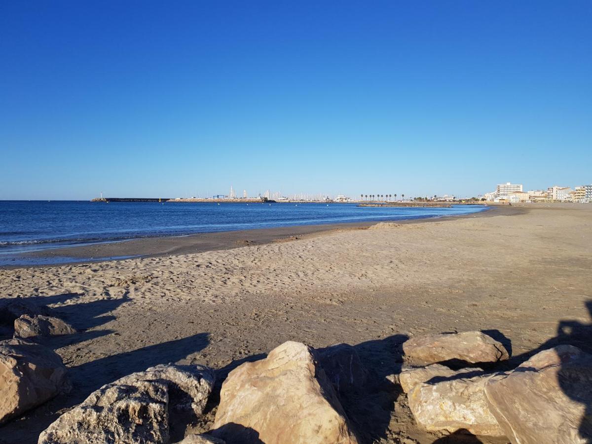 Chez Isabelle Et Virgile Bel Appartement, Avec Vues, A 50M De La Plage Palavas-les-Flots Bagian luar foto